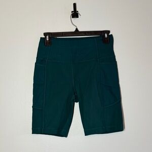 Mondetta Teal Bike Shorts for Women